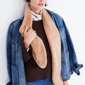 Madewell fur scarf